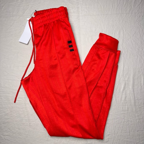 adidas Other - Adidas Originals by Alexander Wang men's track pant in red with black size XXS
